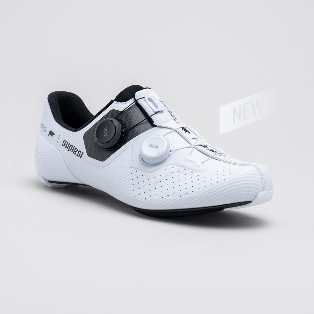 SUPLEST】2025 ROAD PRO white（ロード用サイクリングシューズ