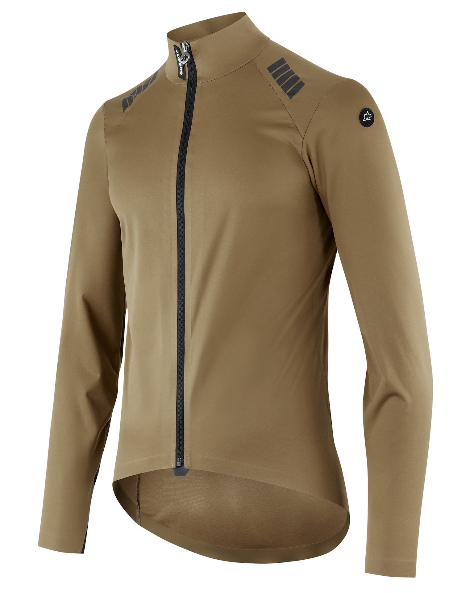 MILLE GT SHELL JACKET S11 bronze ash（耐雨性に優れ、小さく折り畳んで持ち運びしやすいシェルジャケット）