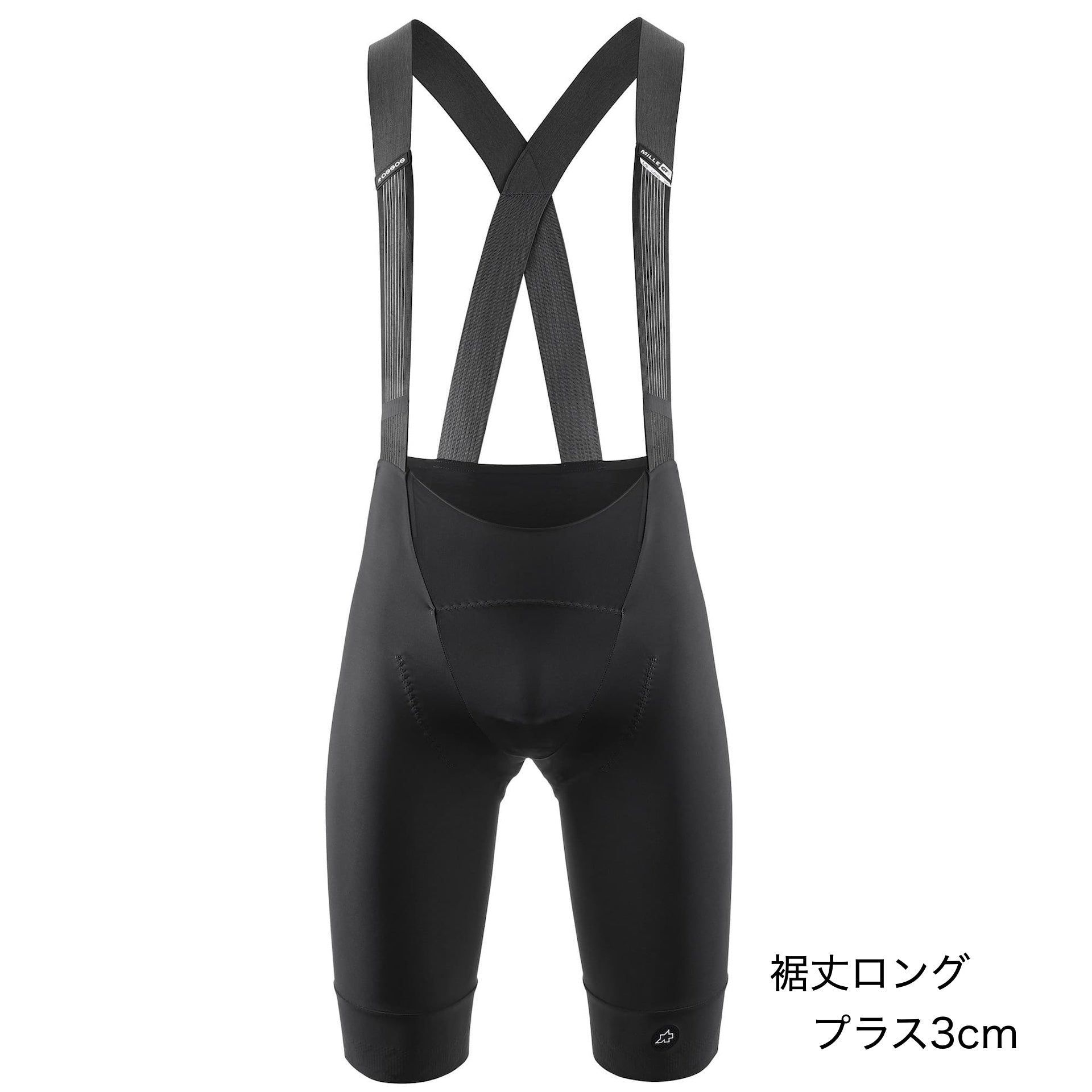 MILLE GTS BIB SHORTS S11 black ロング丈（長距離・長時間向けビブショーツ / パッド厚13mm ）