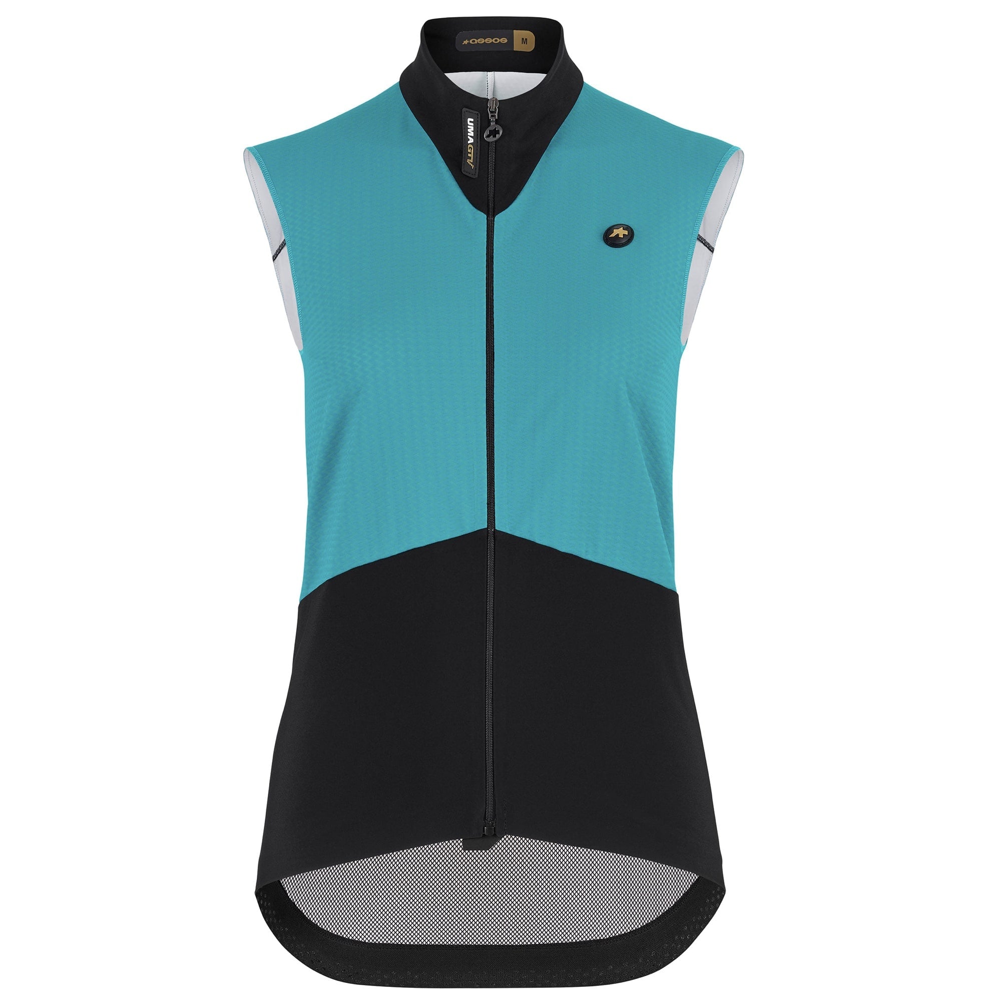 【OUTLET】2024 UMA GTV SPRING FALL VEST C2 turquoise green（レディース 背面がメッシュになったソフトシェルベスト）