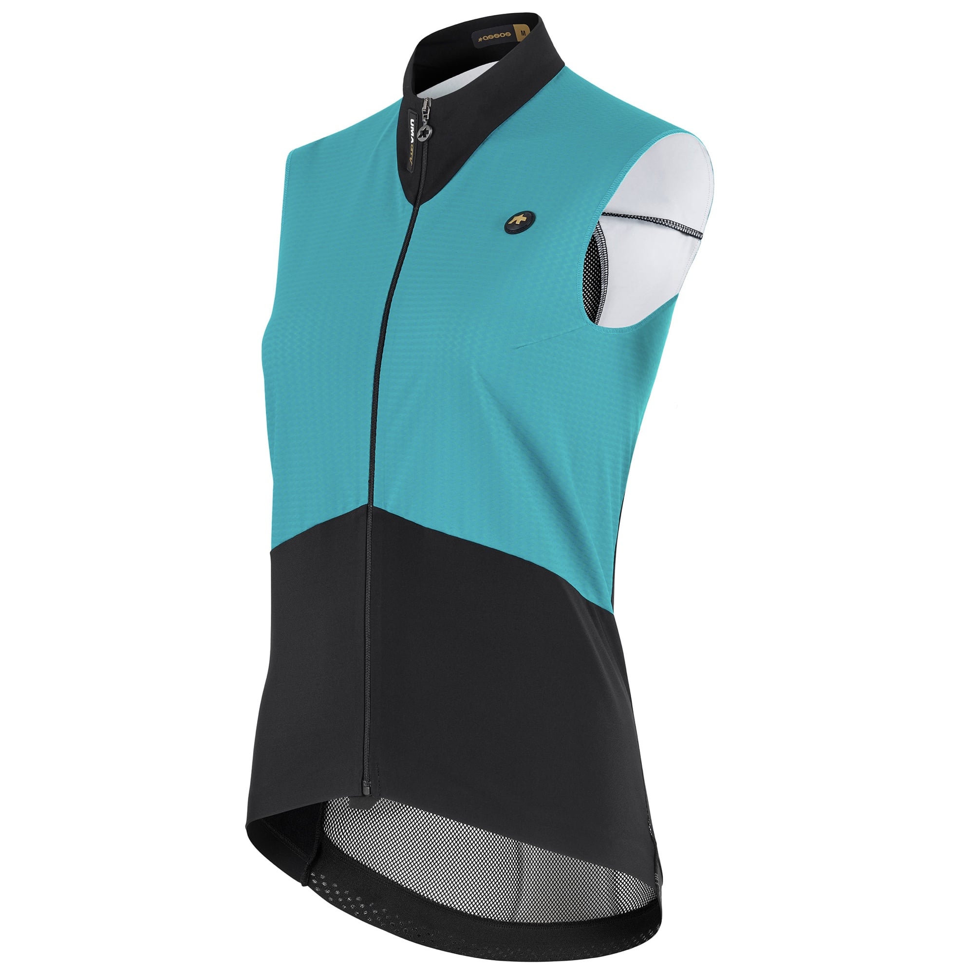 【OUTLET】2024 UMA GTV SPRING FALL VEST C2 turquoise green（レディース 背面がメッシュになったソフトシェルベスト）