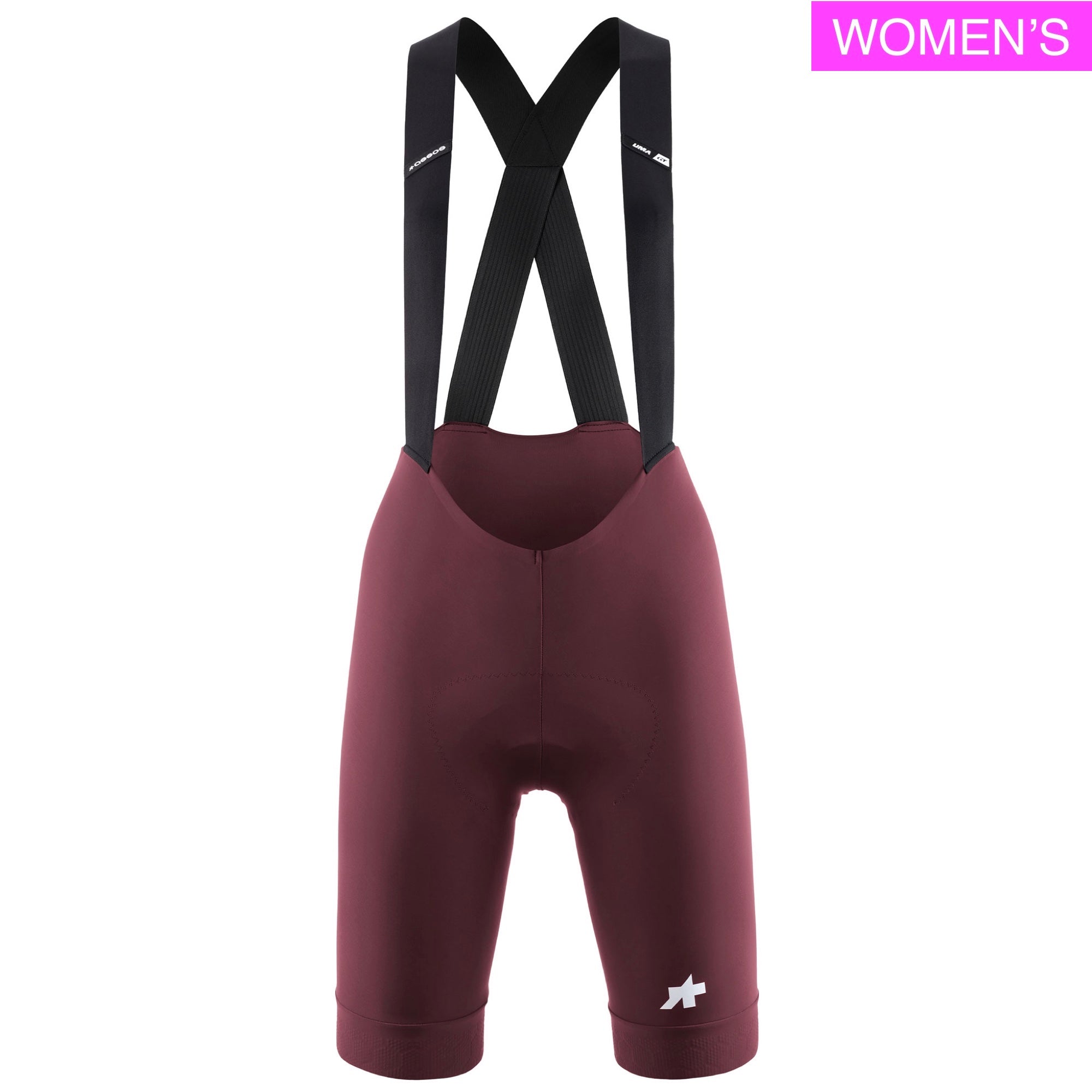 UMA GT BIB SHORTS S11 burgundy red（標準グレード / レディース エンデュランス ビブショーツ / パッド厚12mm）