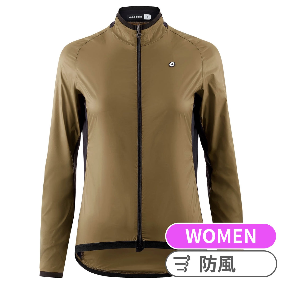 【OUTLET】2025 UMA GT WIND JACKET C2 bronze ash（レディース 極薄・超軽量でコンパクトに収納できるウィンドジャケット）