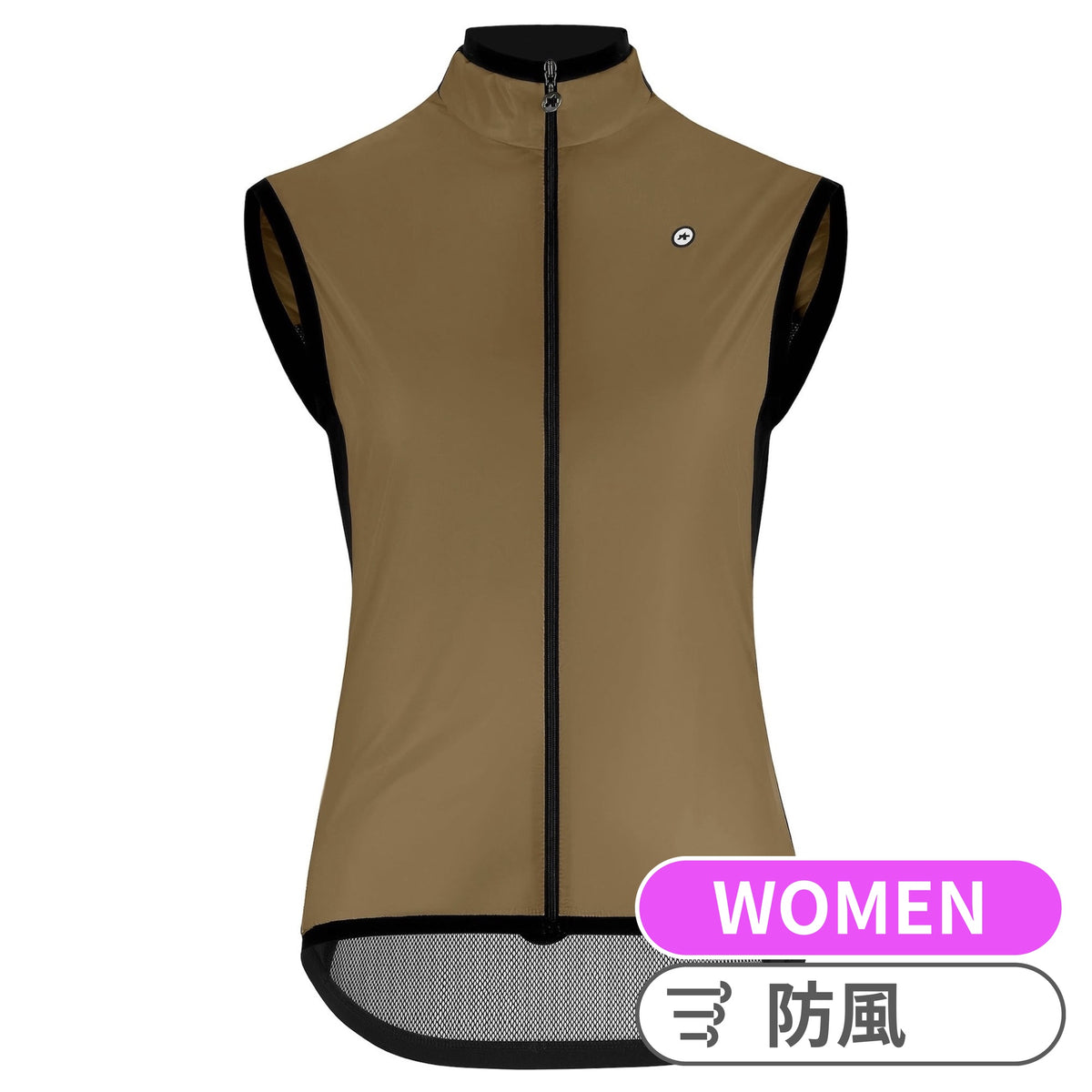 【OUTLET】2025 UMA GT WIND VEST C2 bronze ash（レディース 極薄・超軽量でコンパクトに収納できるウィンドベスト）