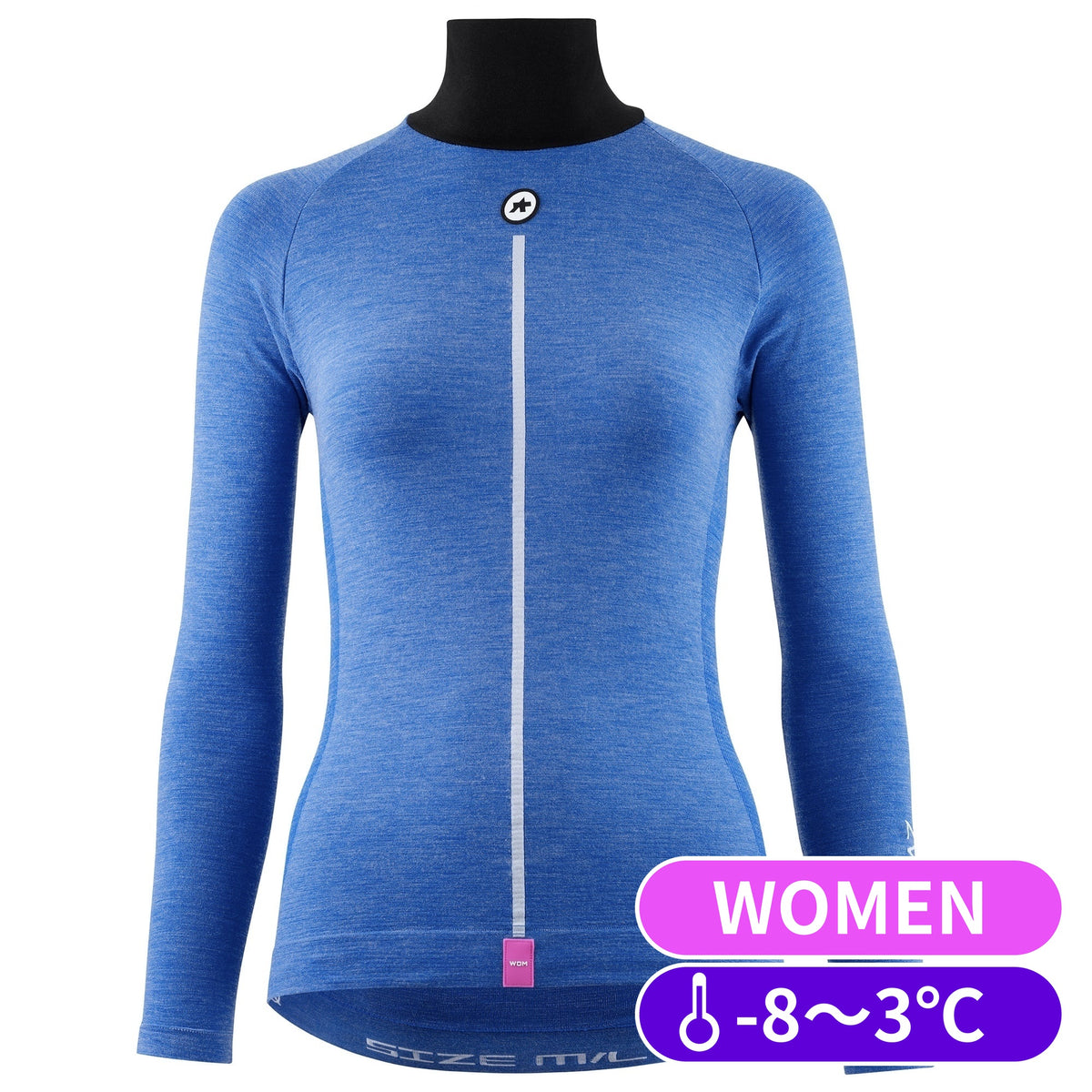 WOMEN'S ULTRAZ WINTER LS SKIN LAYER P1（ウールを配合することでより保温力を高めた、冬向けの長袖インナー）