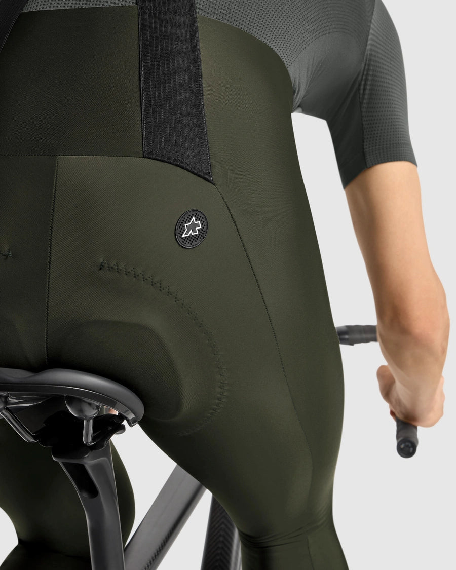 【新製品】MILLE GT SPRING FALL BIB TIGHTS S11 deep green（アソス史上最も薄手の、早い使い始めが可能なビブタイツ / パッド厚12mm）