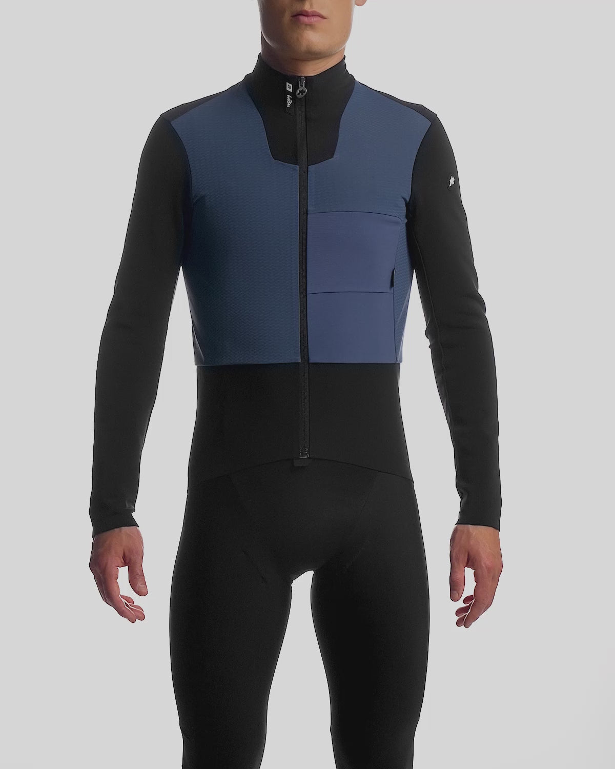 【OUTLET】2024 EQUIPE R "HABU" WINTER JACKET S11 stone blue（全体的に軽やかながら、腕の暖かさをより強化したウィンタージャケット）