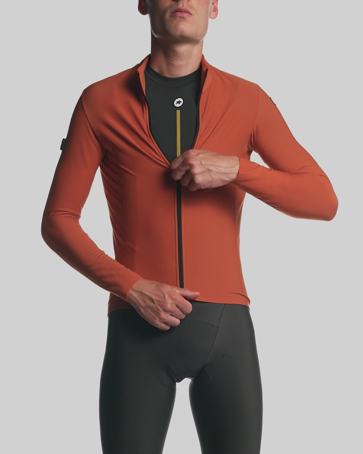【OUTLET】2025 MILLE GT SPRING FALL LS JERSEY C2 rusty brown（全体が柔らかなフリース生地の、秋向けの長袖ジャージ）
