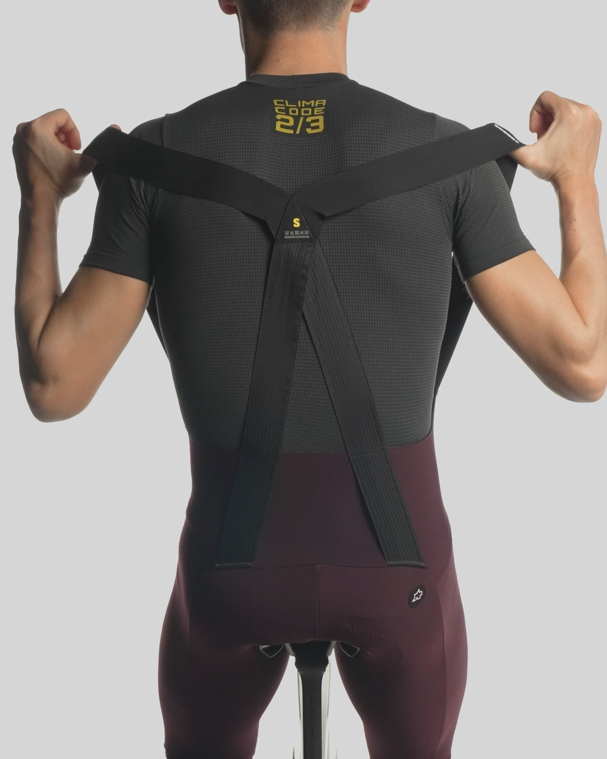 【新入荷】MILLE GT SPRING FALL BIB TIGHTS S11 mulberry brown（アソス史上最も薄手の、早い使い始めが可能なビブタイツ / パッド厚12mm）