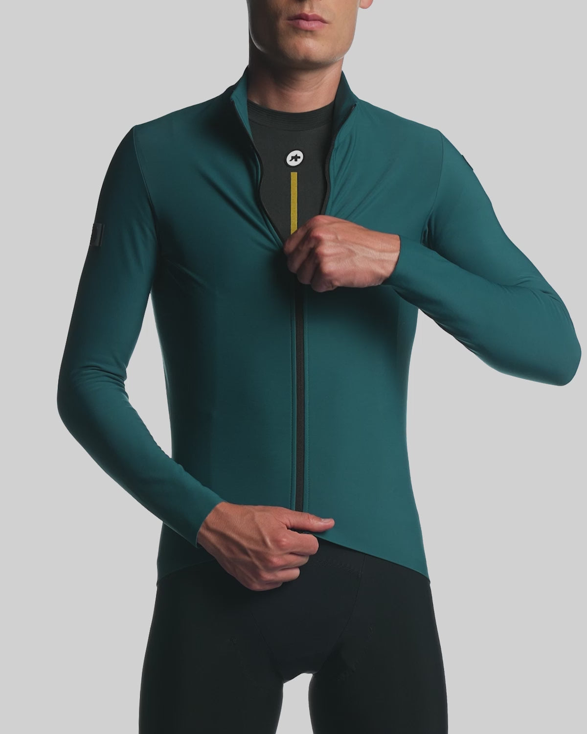 【OUTLET】2025 MILLE GT SPRING FALL LS JERSEY C2 foundation green（全体が柔らかなフリース生地の、秋向けの長袖ジャージ）