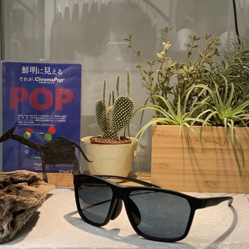 【SMITH / スミス】PINPOINT アジアンフィット　Matte Black （ChromaPop Polarized Sun Black）偏光レンズ