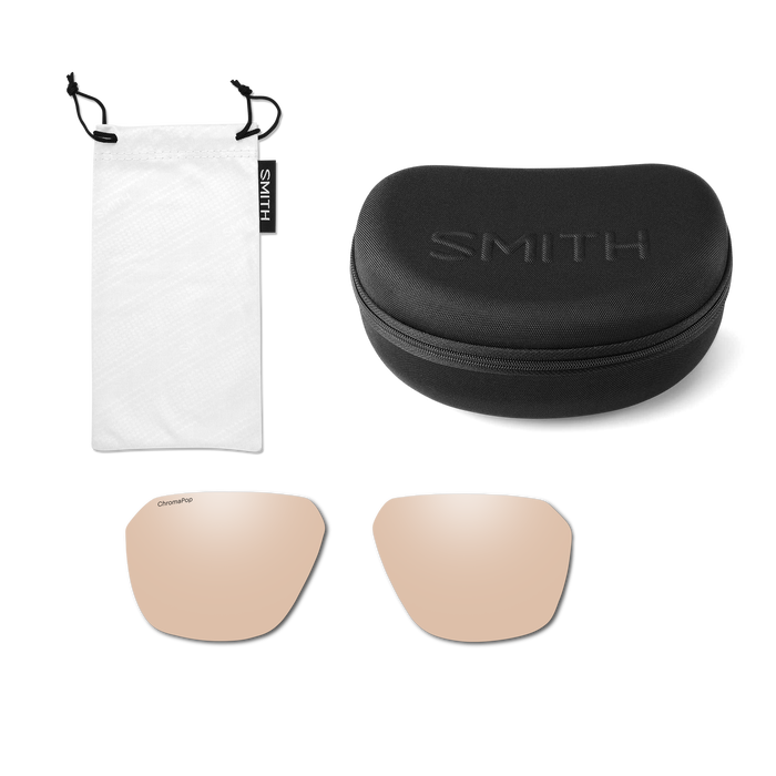 【SMITH / スミス】LEADOUT PIVLOCK アジアンフィット　Black（Photochromic Clear to Grey / ChromaPop  Low Light Amber）調光レンズ