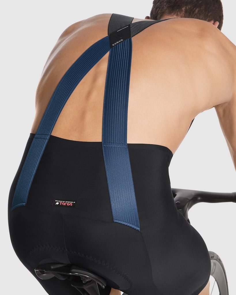 SALE【ASSOS / アソス】EQUIPE RS BIB SHORTS S9 TARGA stone blue（レーシング系 ビブショーツ）