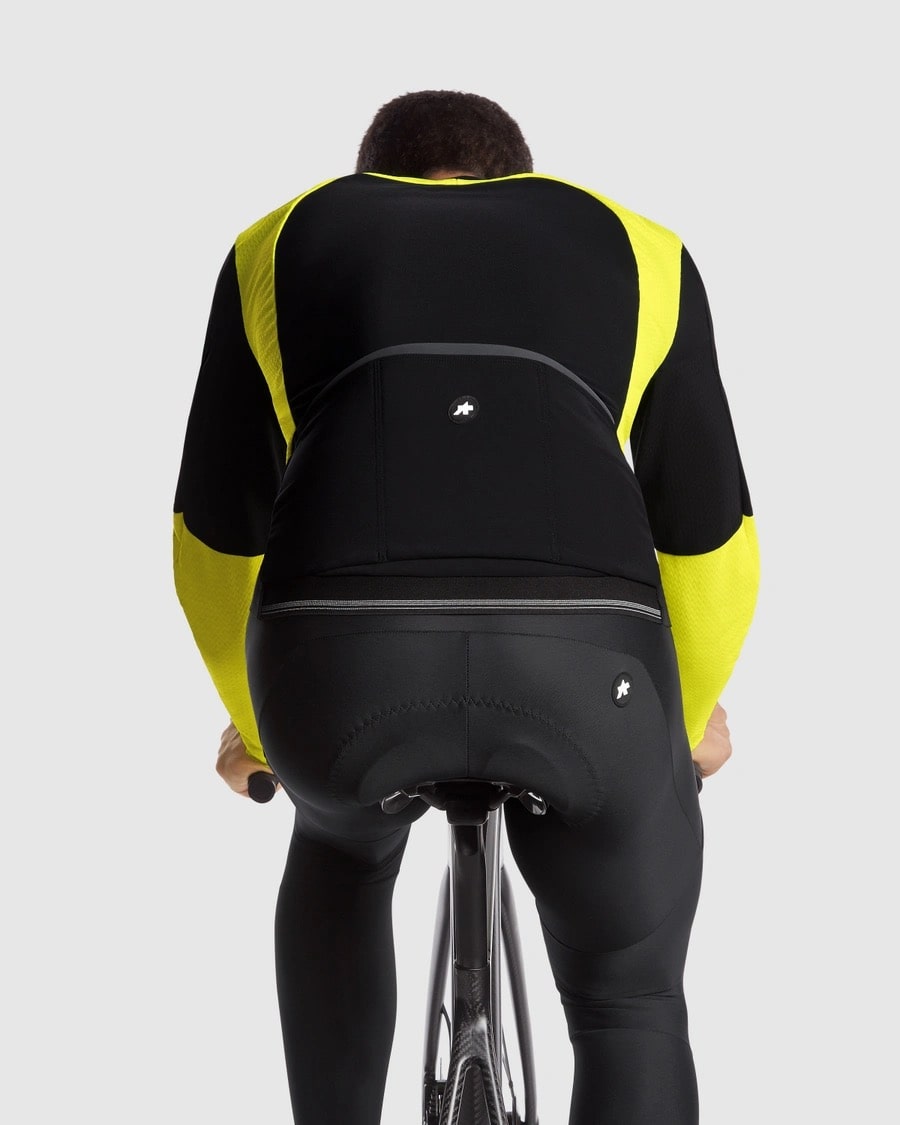 【ASSOS / アソス】EQUIPE R HABU WINTER JACKET S9 fluo yellow（真冬向け メンズ エアロフィット  ウィンタージャケット）