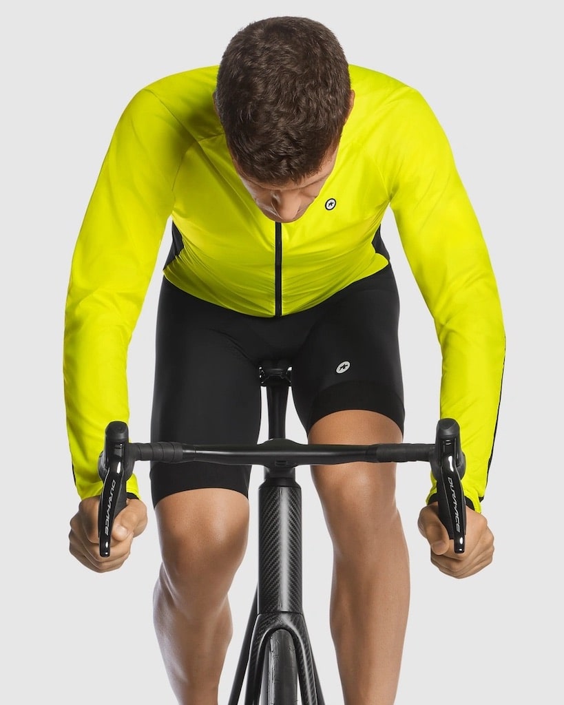 【ASSOS / アソス】MILLE GT WIND JACKET C2 optic yellow（軽量 ウィンドシェル ジャケット）