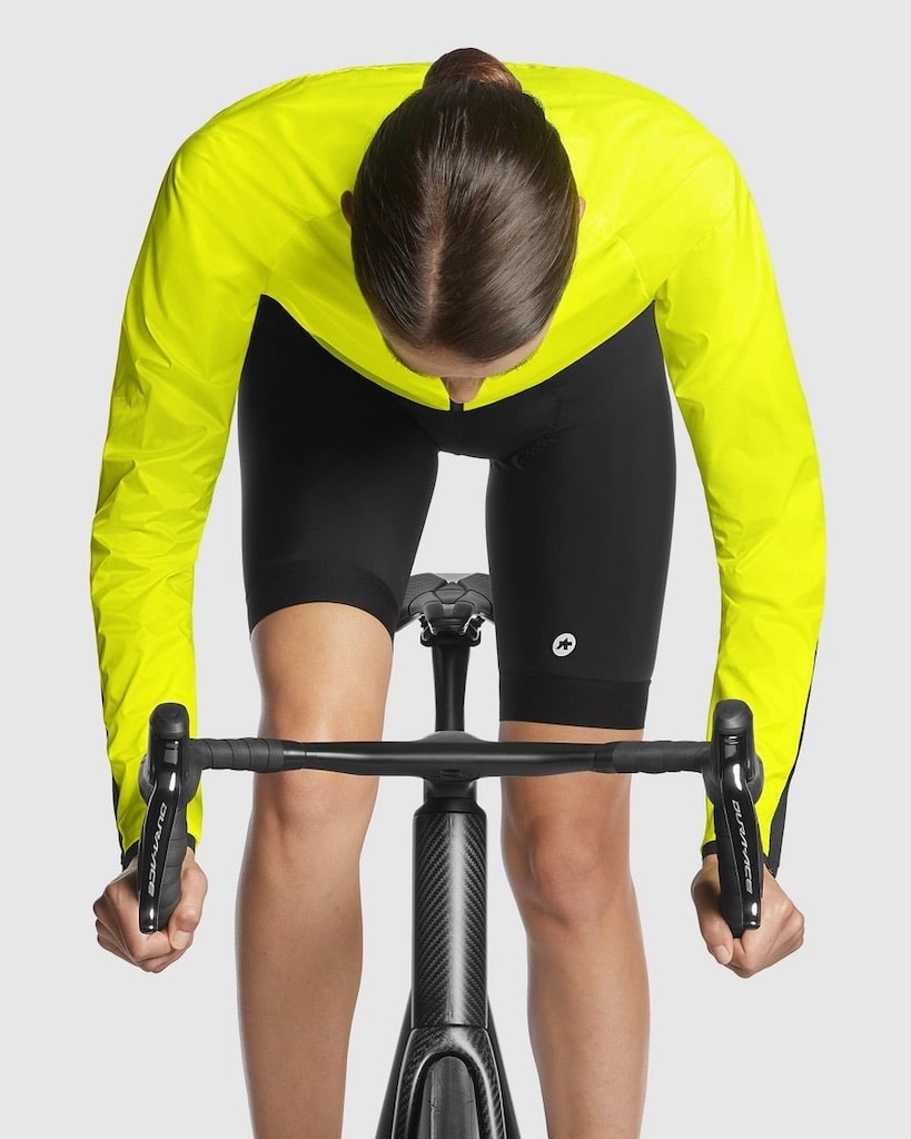 【ASSOS / アソス】UMA GT WIND JACKET C2 optic yellow（レディース 軽量 ウィンドシェル ジャケット）