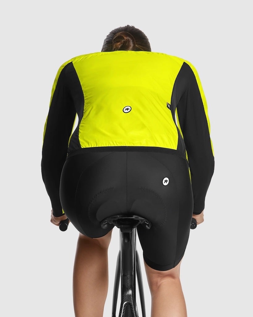 【ASSOS / アソス】UMA GT WIND JACKET C2 optic yellow（レディース 軽量 ウィンドシェル ジャケット）