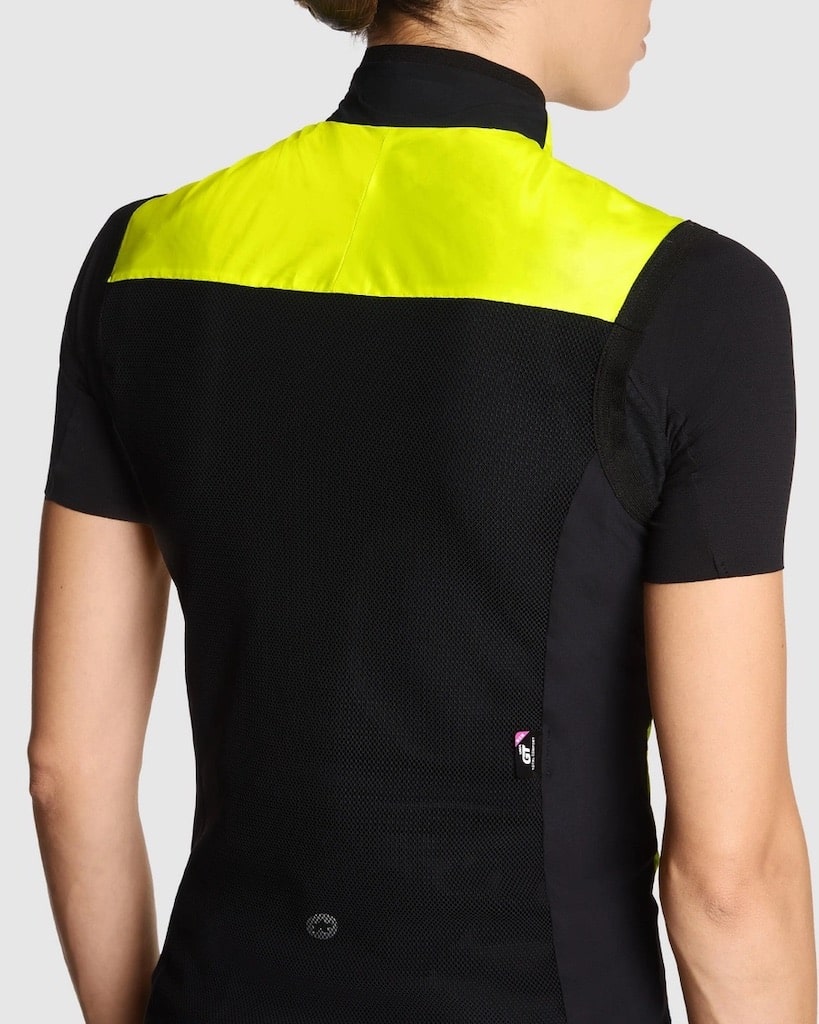【ASSOS / アソス】UMA GT WIND VEST C2 optic yellow（レディース 軽量 ウィンドシェル ベスト）