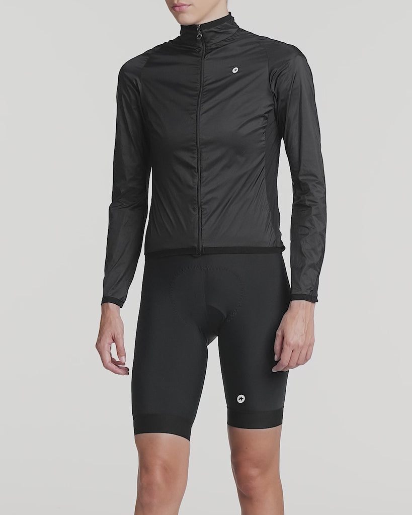 UMA GT WIND JACKET C2 black（レディース 極薄・超軽量で