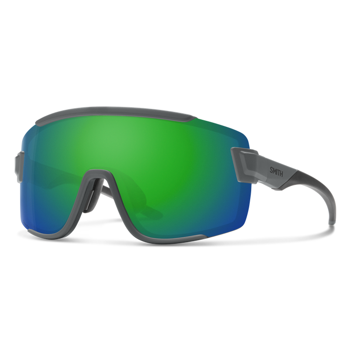 【SMITH / スミス】WILDCAT アジアンフィット　Matte Cement（ChromaPop Green Mirror / Clear）