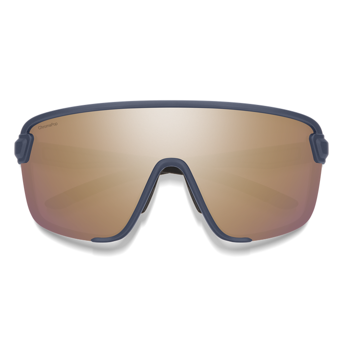 【SMITH / スミス】BOBCAT アジアンフィット　Matte French Navy（ChromaPop Rose Gold Mirror / Clear）